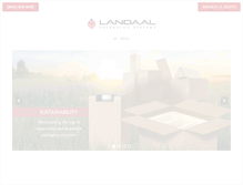 Tablet Screenshot of landaal.com